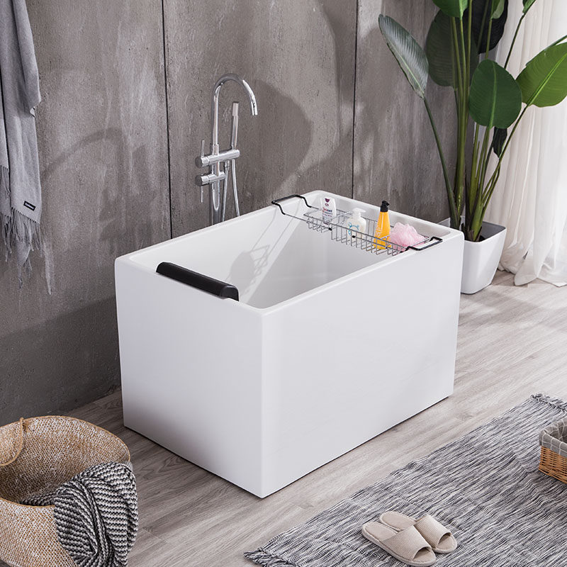 Bath goldsmiths Independent type One mini deep bubble sitting type acrylic 0 8-1 3 m 3 m Home Japanese style small bath