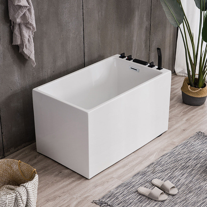 Bathroom Bath Bath small household Japanese style Independent Set - type Deep - Foam small bath 1 - 1 5 m small bath