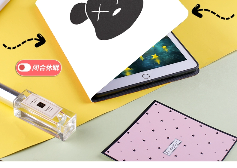 Illustrator 2019 mới ipad phẳng air2 bảo vệ nắp mini4 thế hệ áo khoác máy tính thế hệ thứ sáu mới a1893 vỏ ipaid net 1566 miếng táo có khe cắm bút ba thế hệ cũ - Phụ kiện máy tính bảng