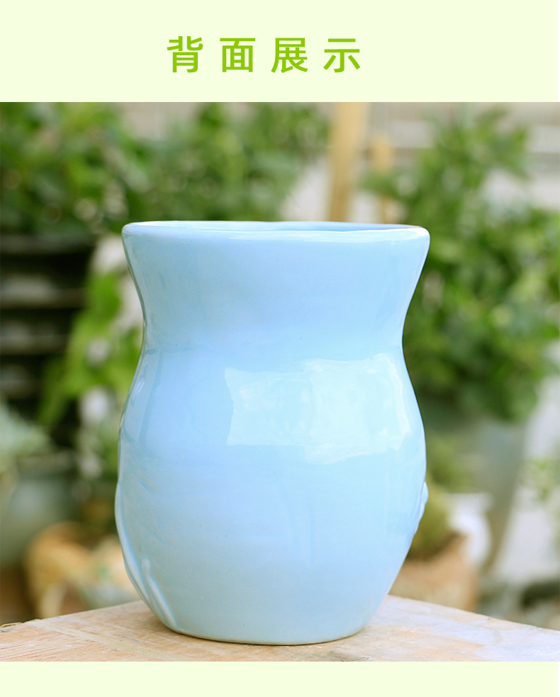 Old running the mage, ceramic flower pot creative coarse pottery move large caliber fleshy flower implement high basin package mail special offer a clearance