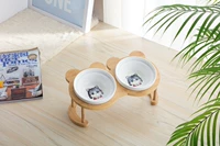 Симпатичная мисс Miss Red Cat+Double Bowl Set