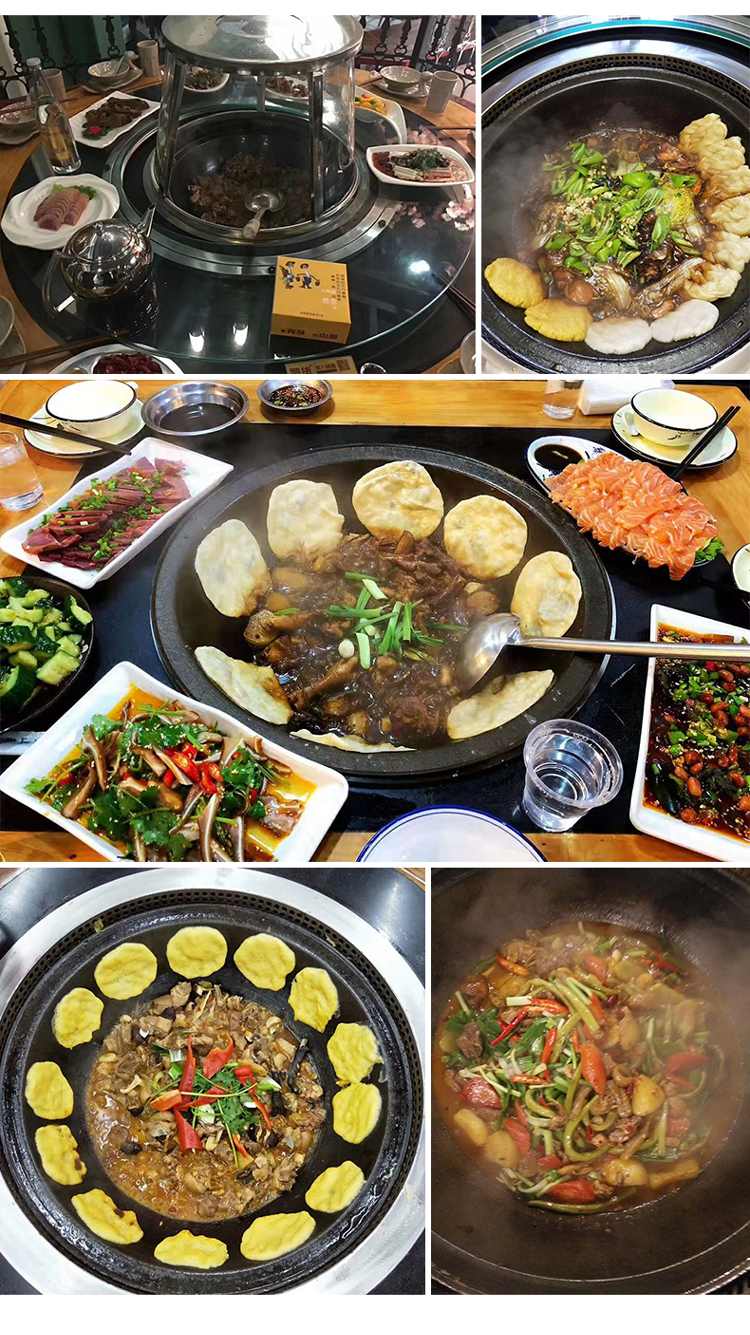 Bếp củi, thương mại và thương mại, đốt củi, máy tính để bàn, bếp di động trong nhà mới, vạc ngoài trời tiết kiệm năng lượng, bếp đất - Bếp lò / bộ đồ ăn / đồ nướng dã ngoại bếp nướng ngoài trời có nắp đậy