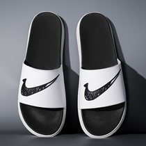 Slippers men wear 2021 new summer personality non-slip mens net red Korean trend