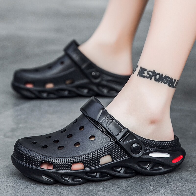 Dongle Shoes Men's 2021 New Summer Non-slip Soft Bottom Trendhead Sandals Sandal Sandals Sandals Sandals Outside