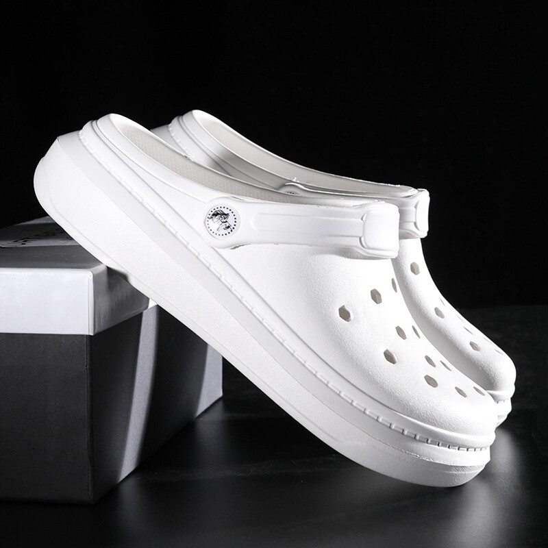 Cave Shoes Men 2022 new spring and summer outdoor soft soles non - slippers personally wear Korean edition trend bag tow