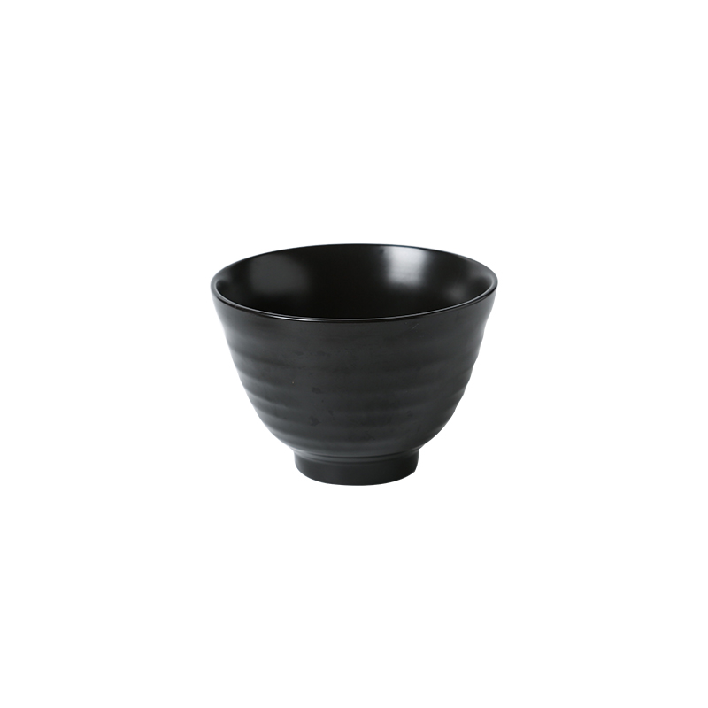 Japanese black ceramic bowl individual household contracted eat small bowl bowl move rainbow such use salad bowl dishes