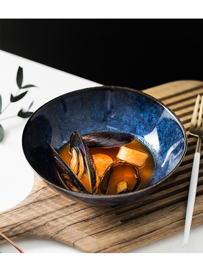 Japanese ceramics tableware of fruits and vegetables salad bowl household creative soup can eat rainbow such as always good - & tableware of individual character dining - room