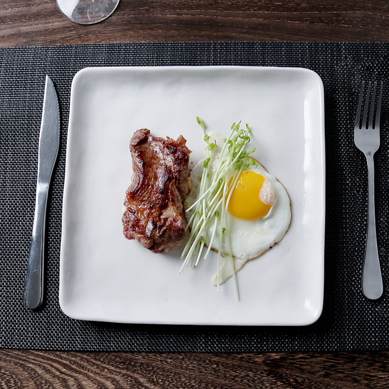 Clearance European steak knife and fork dish suit creative household dinner plate tableware of pottery and porcelain suit