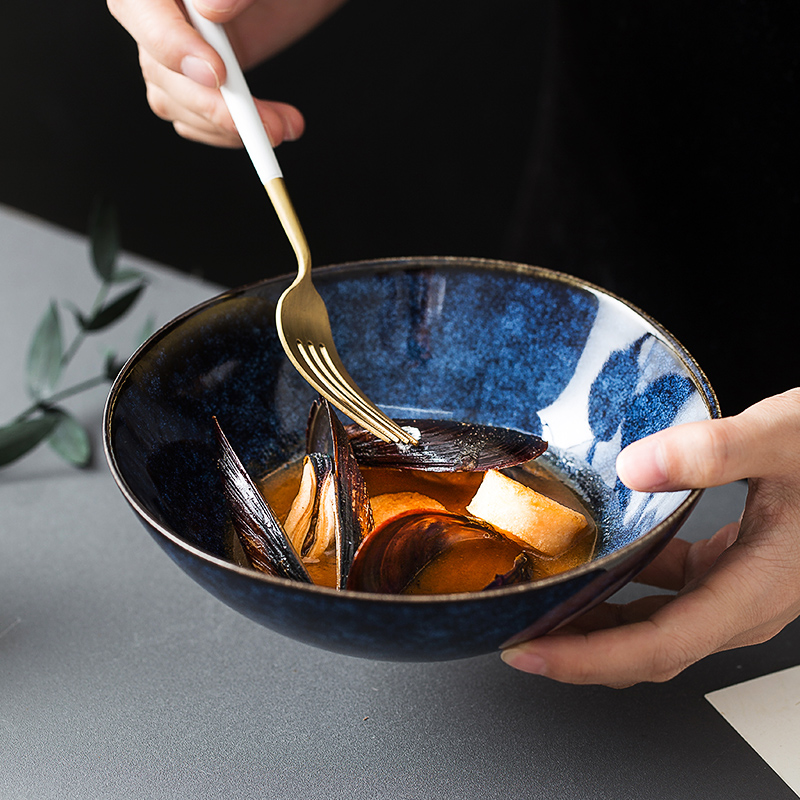 Japanese ceramics tableware of fruits and vegetables salad bowl household creative soup can eat rainbow such as always good - & tableware of individual character dining - room