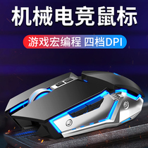 New League mamba snake cable electric mechanical mouse game laptop desktop computer USB external chicken eating competitive peripherals home office mute Internet cafe CF macro programming LOL aggravated male