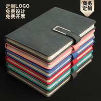 a5商务笔记本子文艺精致记事本加厚笔记本 简约大学生文具办公 超厚本子 工作会议记录本日记本定制可印logo