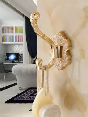 European-style clothes hook single creative porch shoe cabinet adhesive hook wall hanging coat hook Wall Nordic non-perforated