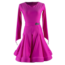 Gloria Latin dance clothing new girls sweetheart collar long-sleeved one-piece examination competition performance regulations 3161