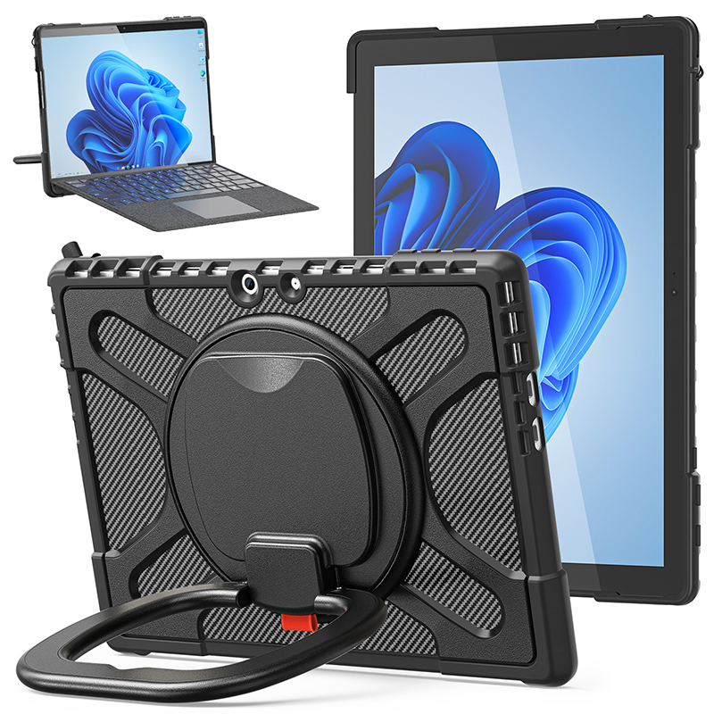 Suitable for 2024 Microsoft Surface Pro10 Protective Case, Supports Keyboard, 13inch Tablet Computer, 9 Full-Edge Soft Shell Silicone Notebook, Pro11 Case, Anti-Fall, 8 Rotating Stand, Wristband Suitable for 2024 Microsoft Surface Pro10 Protective Case, Supports Keyboard, 13inch Tablet Computer, 9 Full-Edge Soft Shell Silicone Notebook, Pro11 Case, Anti-Fall, 8 Rotating Stand, Wristband