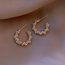 Earrings 2021 New Wave Advanced Sensation Light Lavish Atmosphere Goddess Van Earring Earrings Summer Ear Nail Woman