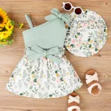 1-6 лет 3pcs Летняя девочка для девочек.