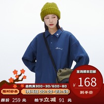 PSO Brand embroidered pineapple texture fabric solid color polo shirt men Spring and Autumn long sleeve T-shirt couples