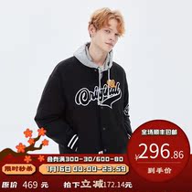 PSO Brand bear embroidery cotton jacket jacket mens tide coat winter couple cotton coat