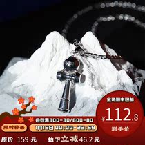 PSO Brand sword jade necklace titanium steel pendant mens and womens couples jewelry Tide Brand accessories