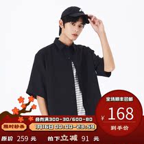 PSO Brand Japanese multi-pocket short-sleeved shirt men and women 2021 new summer casual Joker shirt coat