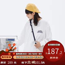 PSO BrandLOST BEAR-cashew flower hem fake two long sleeve T-shirt men 2021 New Base shirt