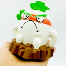 Genuine Botanical Battle Zombie Toys New White Turnip Back Force Car Presses With Big a Gift of the Big Number