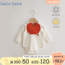 Corola Snub Nose Baby Triangle Conjoined Clothes Season Fashion Fruit Khaama Baby Baby Cute Bag Fart