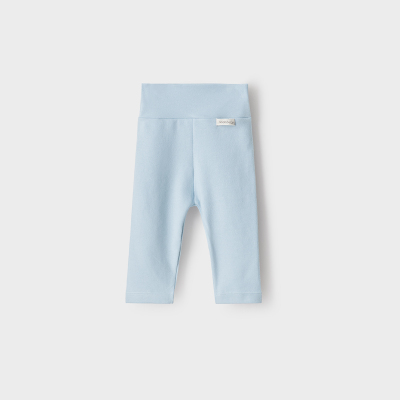 Koala Nose [Pure Color Soft Mist·High Waist Belly Protection Pants] Unisex Baby All-Season Pure Cotton Multi-Color Soft Leggings — 6