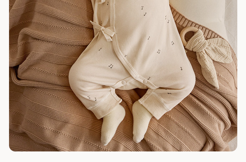 考拉鼻鼻[妙趣小元素·简约素净花型]新生婴儿连体衣服纯棉包屁衣 — 15