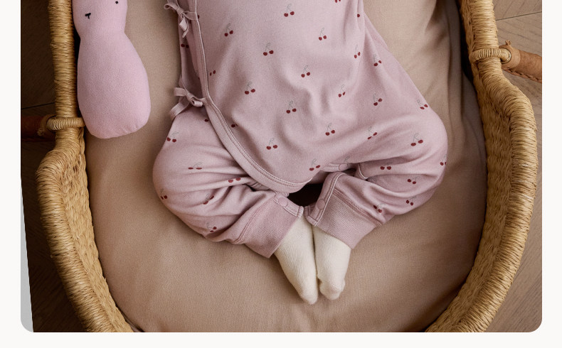 考拉鼻鼻[妙趣小元素·简约素净花型]新生婴儿连体衣服纯棉包屁衣 — 13