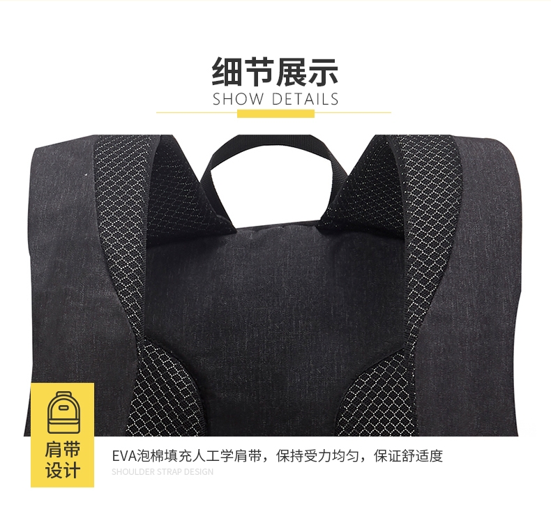 Đồi xòe kinh doanh ba lô nam đi công tác túi nam thời trang đơn giản đa chức năng Túi máy tính 17 inch - Ba lô balo nam