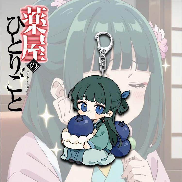 Fan-made The Apothecary Diaries Maomao acrylic keychain blueberry bowl character design