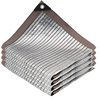 Aluminum Foil Sunshade Net, Encrypted and Thickeneded Sunscreen Net, Balcony Shade Net, Home Car Courtyard Outdoor Roof Shade Net