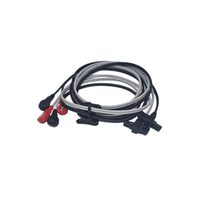 Compatible with American Vitalstim5900 Dysphagia Meter Electrode Cable DJO Electrode Cable 2 5-Buckle Style