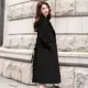 Áo khoác gió Mori áo khoác nữ dài qua gối mùa xuân và mùa thu phiên bản mới của phụ nữ Hàn Quốc của áo khoác phù hợp - Trench Coat