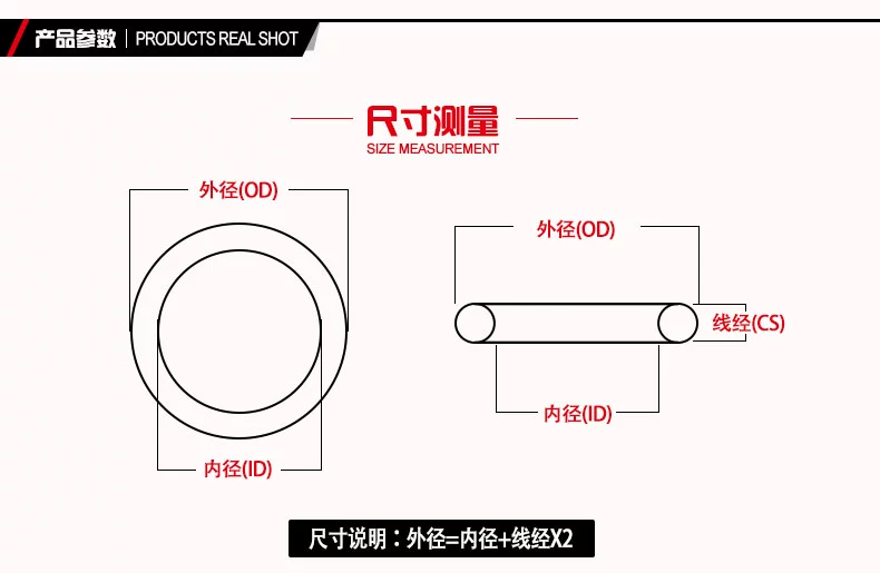 Vòng đệm kín Dingqing O-ring đường kính ngoài 12-20-30-40-50 * đường kính dây 3,5mm, chống nước tốt, chống mài mòn và chống dầu gioăng cao su thủy lực các loại phớt thủy lực