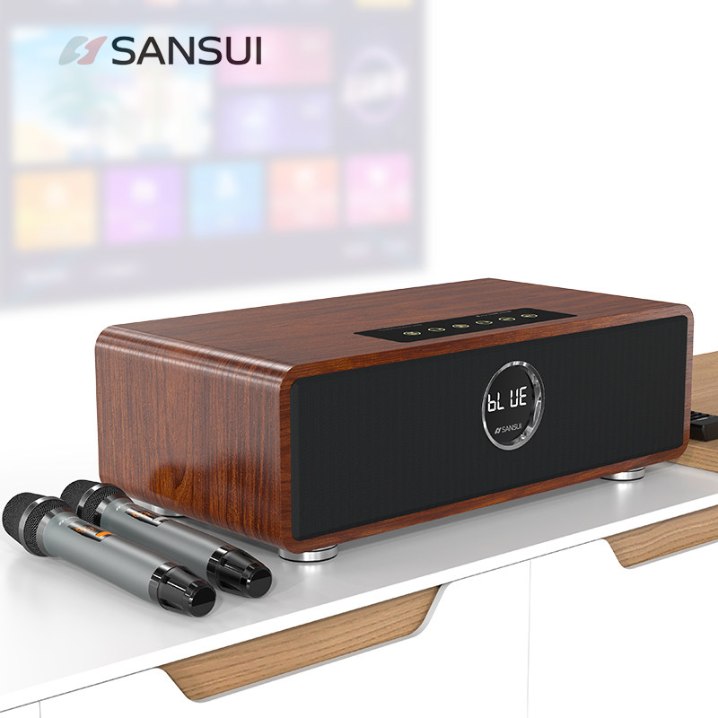 Landscape Home Ktv Wireless Microphone Speaker Bluetooth All Device Singing Karok Sound Suit Home