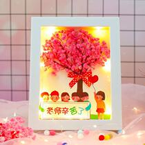  Teachers Day gift handmade flower diy material package photo frame simulation primary school student gift fake flower female teacher kindergarten