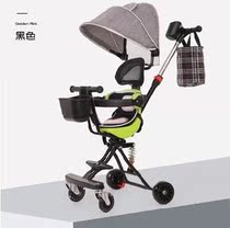 Girls walking around children walking trolleys childrens trolleys umbrellas five-wheeled implementation of new baby treasure h