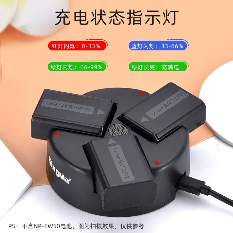 Быстрый зарядник для аккумулятора Power код NP-FW50 Sony A6400 A6300 A6500 A6000 трубка A5100 A7S2 A7R2 NEX-7 5T 5R A7