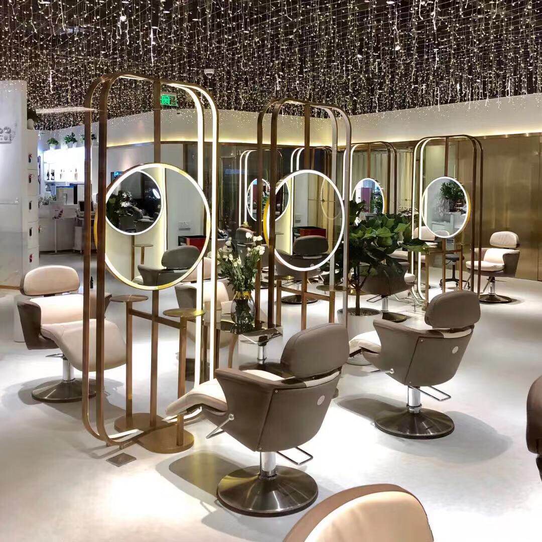 New Radio Shop Mirror Shop Shop Mirror Shop Mirror Net red rose blond border hair Full body Mirror