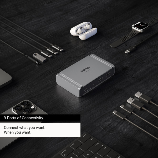 Caldigit Thunderbolt 5 Docking Station Thunderbolt 5 One-To-Eight Hub Portable Docking Station Caldigit Thunderbolt 5 Docking Station Thunderbolt 5 One-To-Eight Hub Portable Docking Station