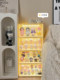 Suitable for Bubble Mart Blind Box Display Stand Storage Container with Lighted Figure Display Cabinet Acrylic Display Box