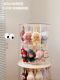 Light Weaving Garden Pendant Display Box Rotating Transparent Blind Box Storage Display Stand Doll Figurine Toy Display Cabinet