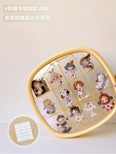Wall-Mounted Display Suitable for Pop Mart Display Boxes, Transparent Doll Figurines, Display Cabinets, Blind Box Display Racks, and Storage