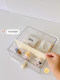 Blind Box Storage Display Stand Transparent Ornament Display Box Figurine Display Cabinet Desktop Bookshelf Stationery Drawer Storage Box