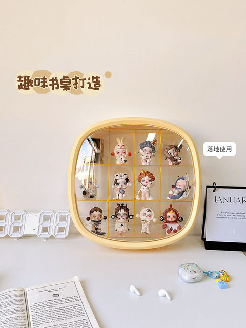 Wall-Mounted Display Suitable for Pop Mart Display Boxes, Transparent Doll Figurines, Display Cabinets, Blind Box Display Racks, and Storage