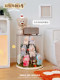 Rotating Labubu Display Box Transparent Acrylic Labubu Dust Cover Doll Pendant Doll Storage Display Cabinet
