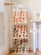 Star Man Display Box Transparent Ladder Blind Box Storage Display Stand Acrylic Bubble Mart Figure Display Cabinet