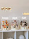 Jasmine Bread Blind Box Storage Display Stand Rotating Transparent Figurine Display Suitable for Bubble Mart Display Box